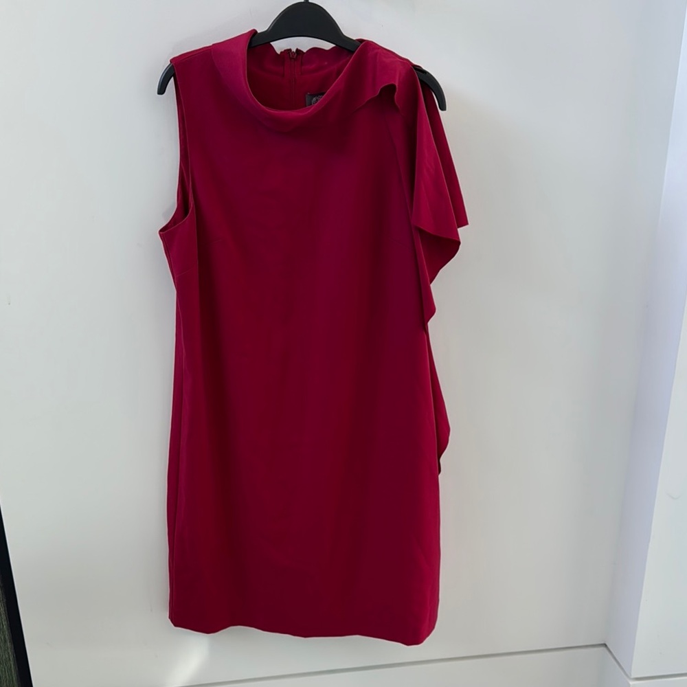 Elegant Red Sleeveless Dress